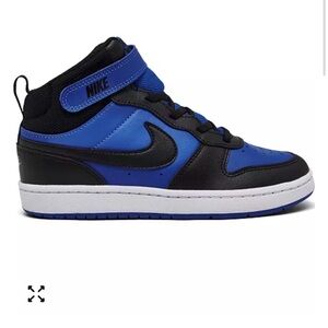 Nike Boys' Court Borough Mid 2 Fastening Strap Casual size 11